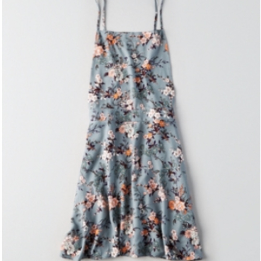 American Eagle Women’s Floral Printed Apron Dress